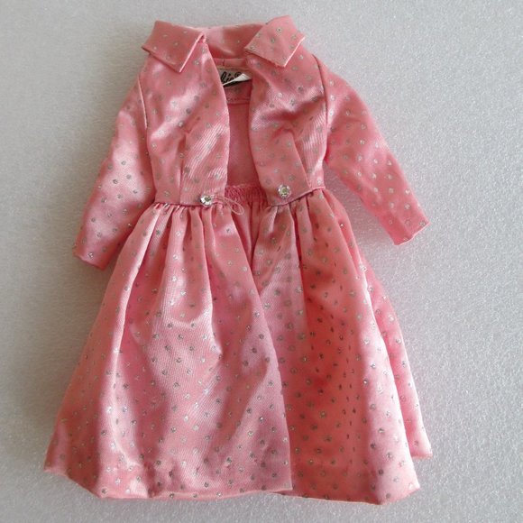 MINT VINTAGE BARBIE SPARKLING PINK EVENING WEAR SET - Picture 12 of 16